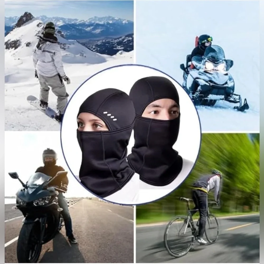 BULA Polartec Convertible Balaclava, 2-pack/ Size: S/M, Color: Black (NWT)
